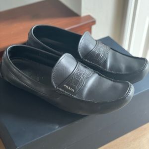 Black Prada loafers